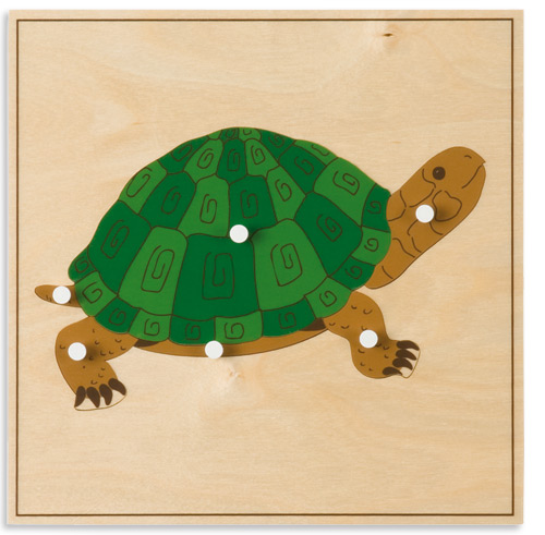 Tierpuzzles: Schildkröte