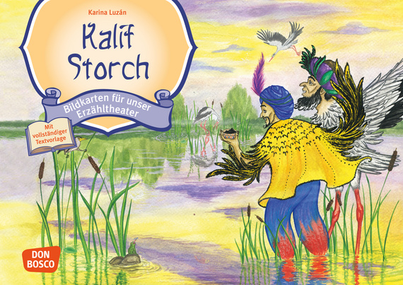 Kamishibai Bildkartenset - Kalif Storch, 4-8 Jahre