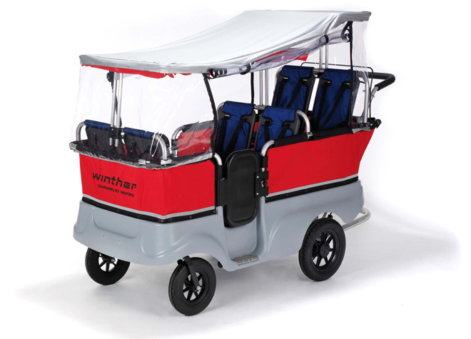 Winther® TURTLE Regenschutz, Kinderbus 6-Sitzer, 8819092