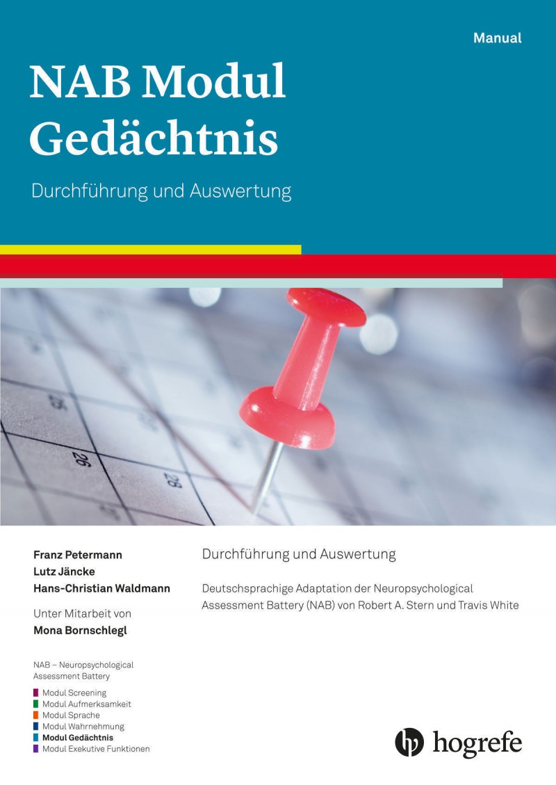 NAB - Neuropsychological Assessment Battery, ab 18 Jahre