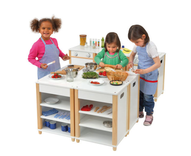 Küchen-Regal für Kindergarten-Modulküche, 2-6 Jahre