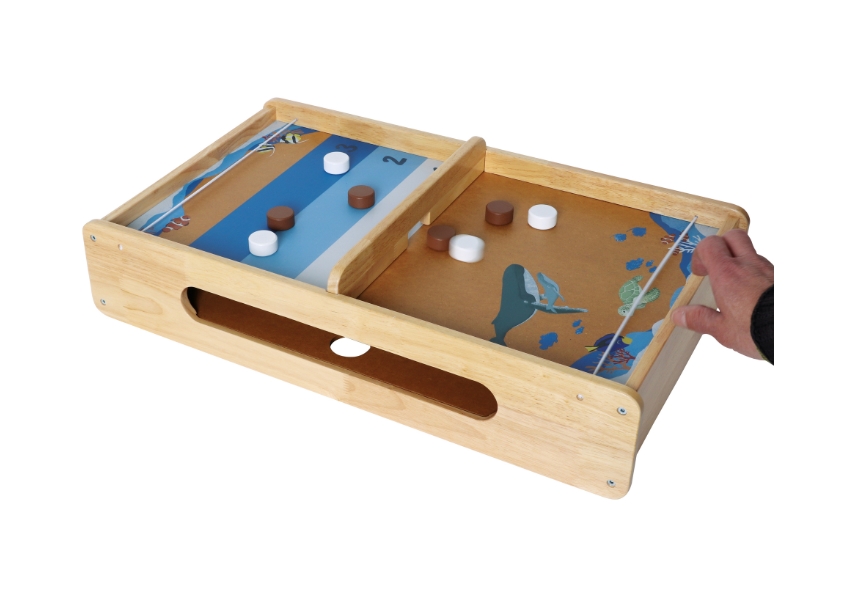 PINTOY 2 in 1 Billard und Puck Spiel