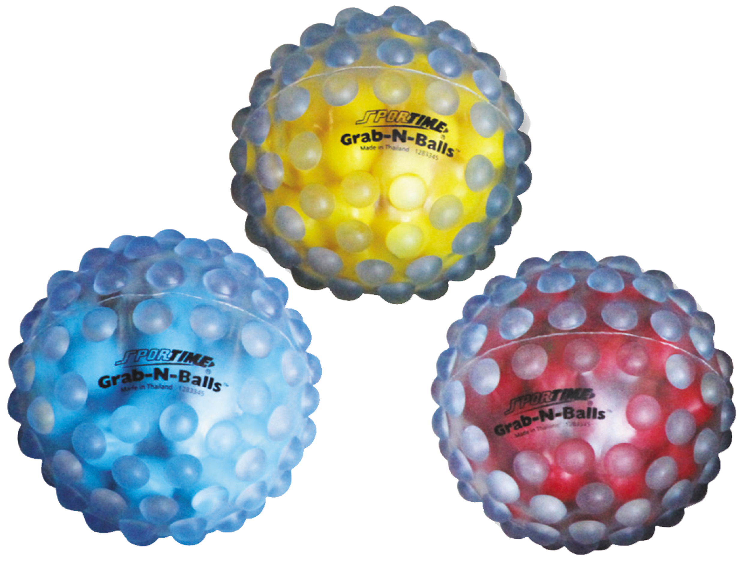Spordas® Grab-N-Balls, 3er-Set, 10 cm