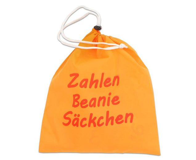 Zahlen auf Bohnensäckchen, ab 6 Jahre
